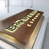 Backlit acrylic 3D illuminated letters