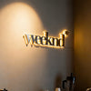 Blue Backlit SS Acrylic Channel Letters