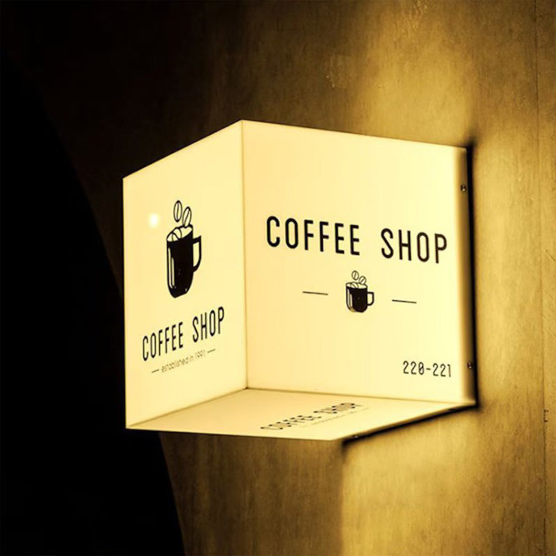 Full-Body Acrylic Light Box Sign