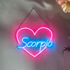 It's a boy & heart neon sign