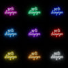 Yes to Champagne neon sign - neonpartys.co.uk